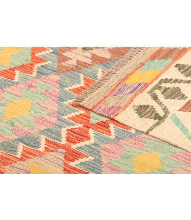 304x209cm Afghan Oriental wool carpet Handmade Kelim Rug