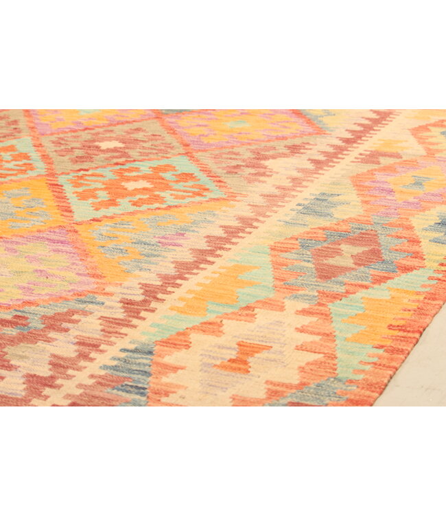 292x202cm Afghan Oriental wool carpet Handmade Kelim Rug