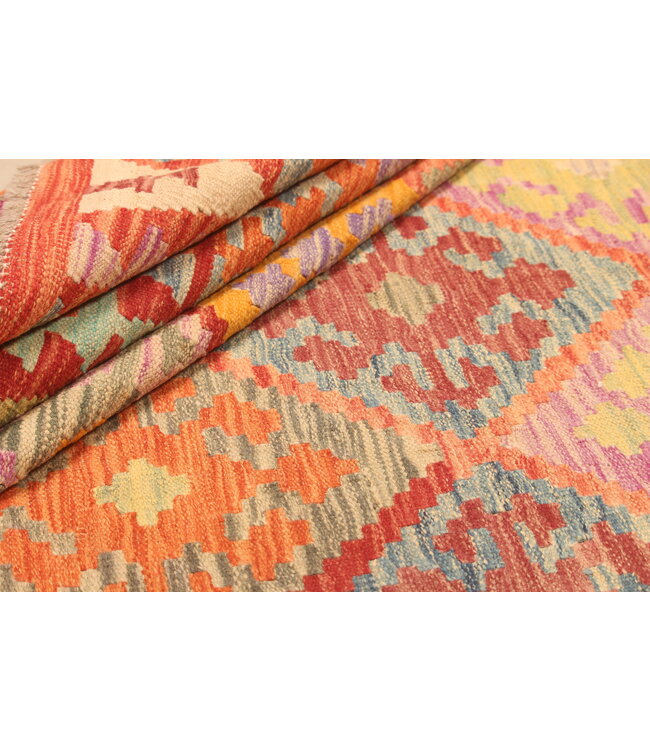 292x202cm Afghan Oriental wool carpet Handmade Kelim Rug