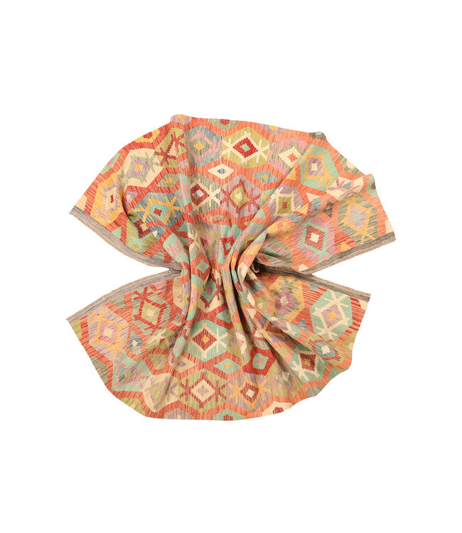 295x200cm Schöner teppich handgewebter Kelim-Wollteppich Orientalischer Teppich