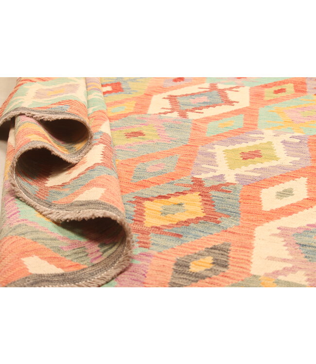 295x200cm  Beautiful Rug Handwoven Kelim Wool  Oriental carpet