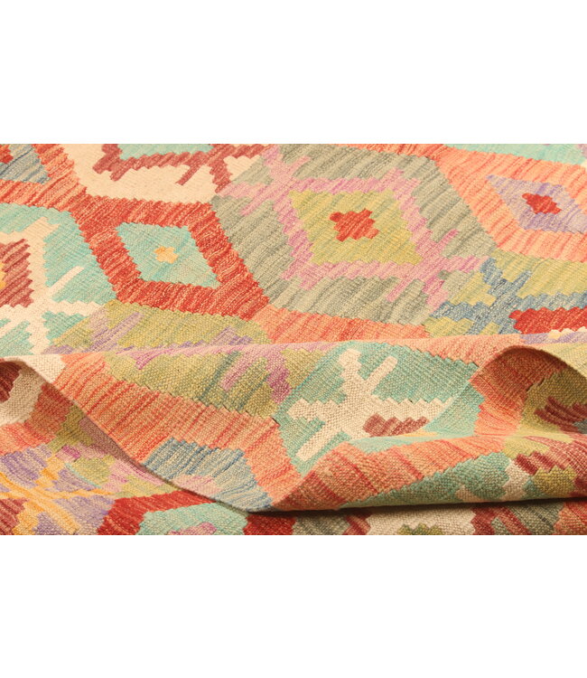 295x200cm  Beautiful Rug Handwoven Kelim Wool  Oriental carpet