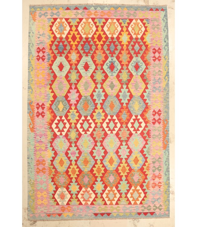 310x203cm Afghan Oriental wool carpet Handmade Kelim Rug