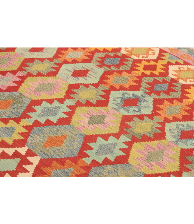 310x203cm Afghan Oriental wool carpet Handmade Kelim Rug