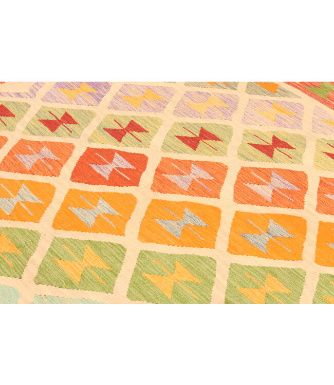 300x200cm Afghaans oosters wollen tapijt handgemaakt Kelim-kleed