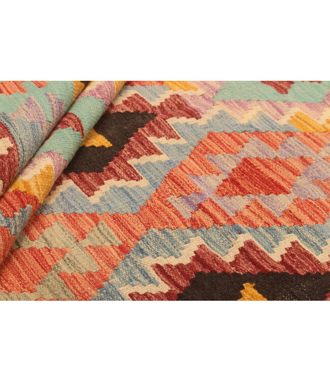 304x200cmHandgewebter Traditioneller Kelim Teppich Woll