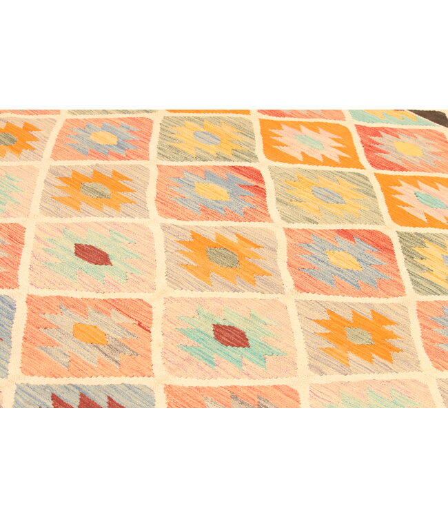 300x200cm Afghaans oosters wollen tapijt handgemaakt Kelim-kleed