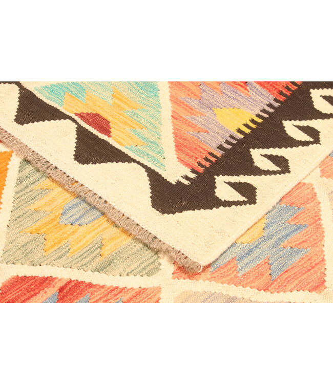 300x200cm Afghaans oosters wollen tapijt handgemaakt Kelim-kleed