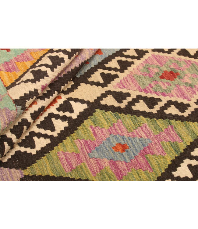 306x204cm Schöner teppich handgewebter Kelim-Wollteppich Orientalischer Teppich