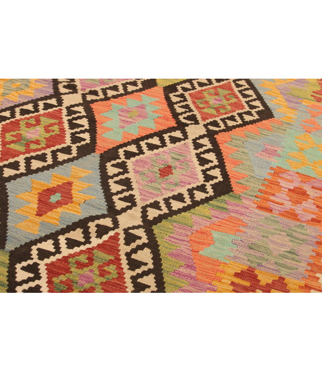 306x204cm  Beautiful Rug Handwoven Kelim Wool  Oriental carpet