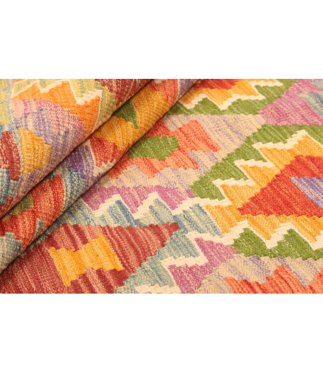 292x203cm Handwoven Traditional Kelim Area Rug Wool Carpet