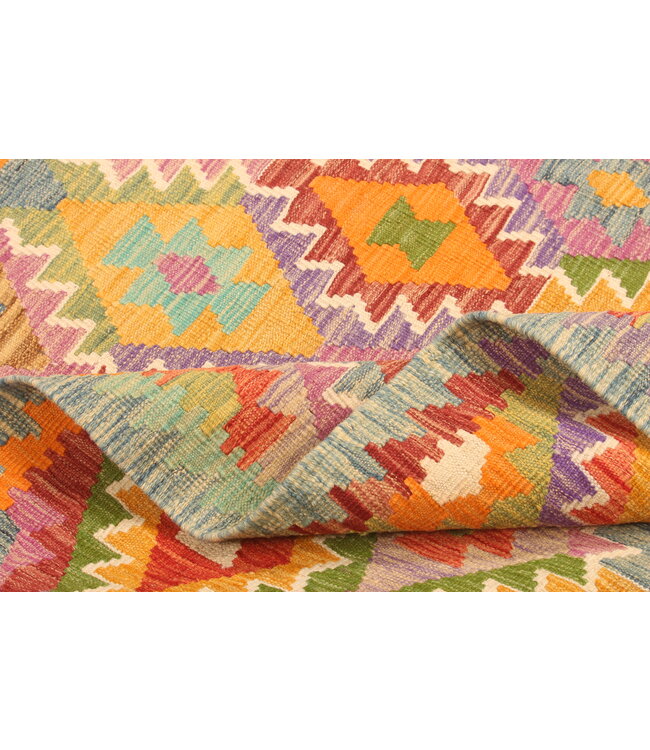 292x203cm Handwoven Traditional Kelim Area Rug Wool Carpet