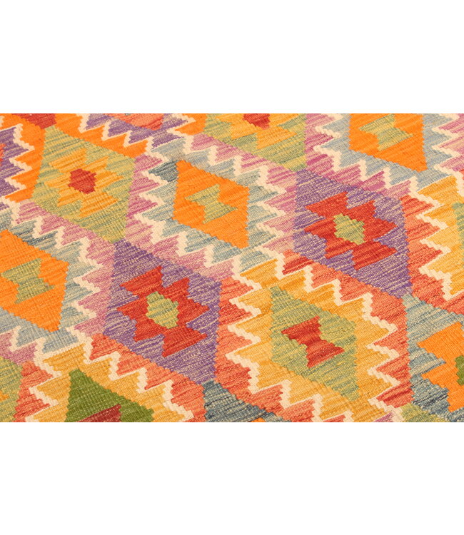 292x203cm Handwoven Traditional Kelim Area Rug Wool Carpet