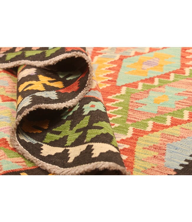 305x203cm Afghan Oriental wool carpet Handmade Kelim Rug