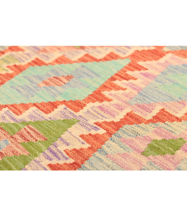 305x203cm Afghan Oriental wool carpet Handmade Kelim Rug