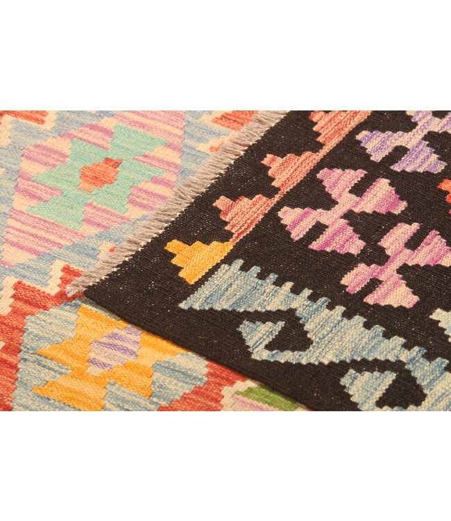 305x203cm Afghan Oriental wool carpet Handmade Kelim Rug