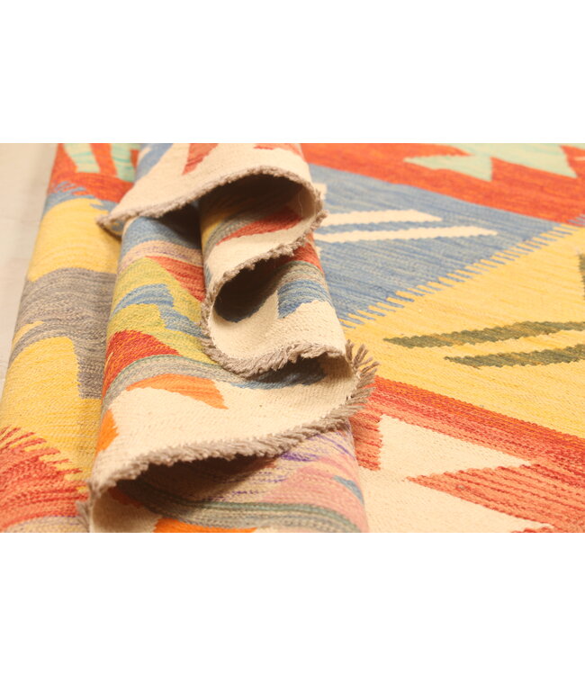 297x199cm  Beautiful Rug Handwoven Kelim Wool  Oriental carpet