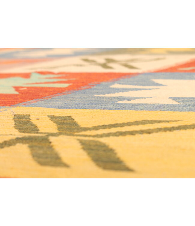 297x199cm  Beautiful Rug Handwoven Kelim Wool  Oriental carpet