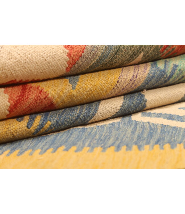 297x199cm  Beautiful Rug Handwoven Kelim Wool  Oriental carpet