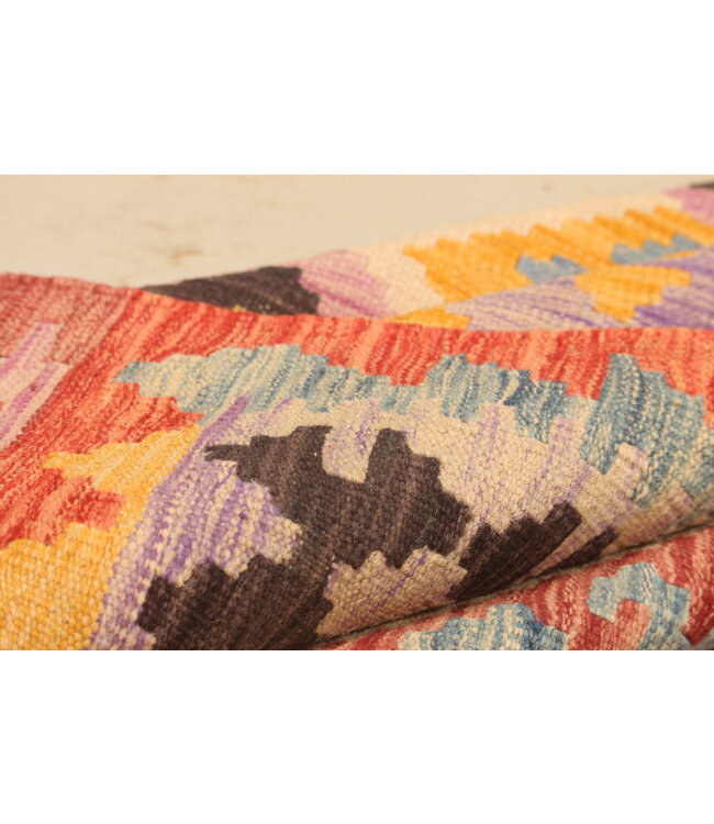 297x200cm Afghan Oriental wool carpet Handmade Kelim Rug