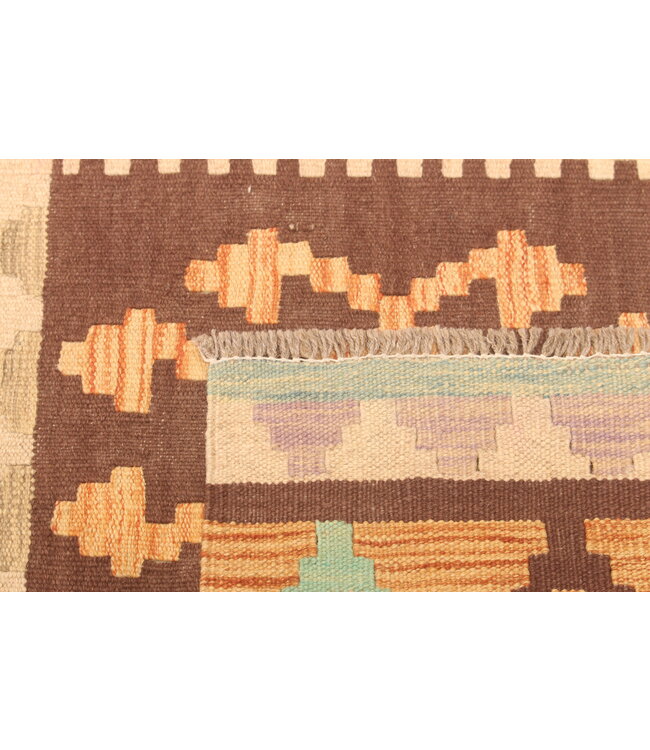 297x200cm Handwoven Traditional Kelim Area Rug Wool Carpet