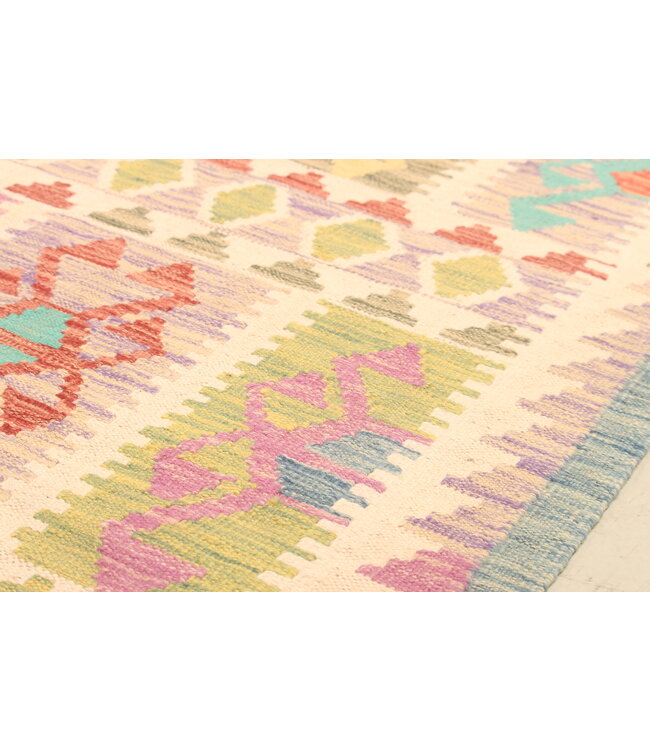 304x207cm Handwoven Traditional Kelim Area Rug Wool Carpet