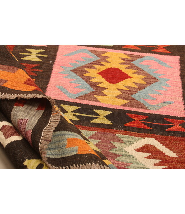 293x200cm Handwoven Traditional Kelim Area Rug Wool Carpet