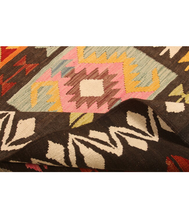 293x200cm Handwoven Traditional Kelim Area Rug Wool Carpet