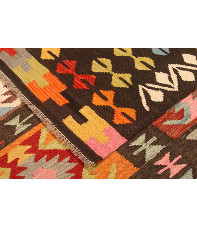 293x200cm Handwoven Traditional Kelim Area Rug Wool Carpet