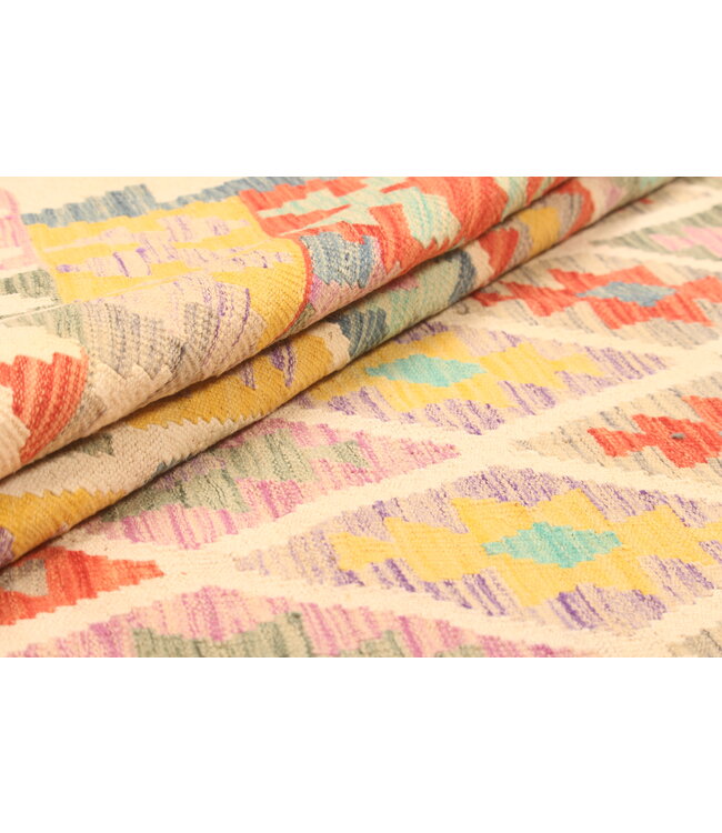 299x201cm Handwoven Traditional Kelim Area Rug Wool Carpet