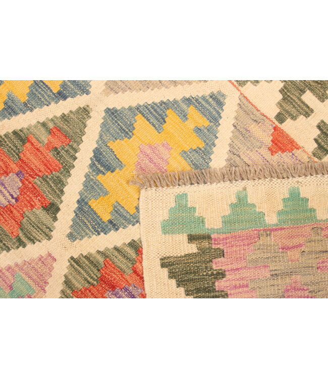 299x201cm Handwoven Traditional Kelim Area Rug Wool Carpet