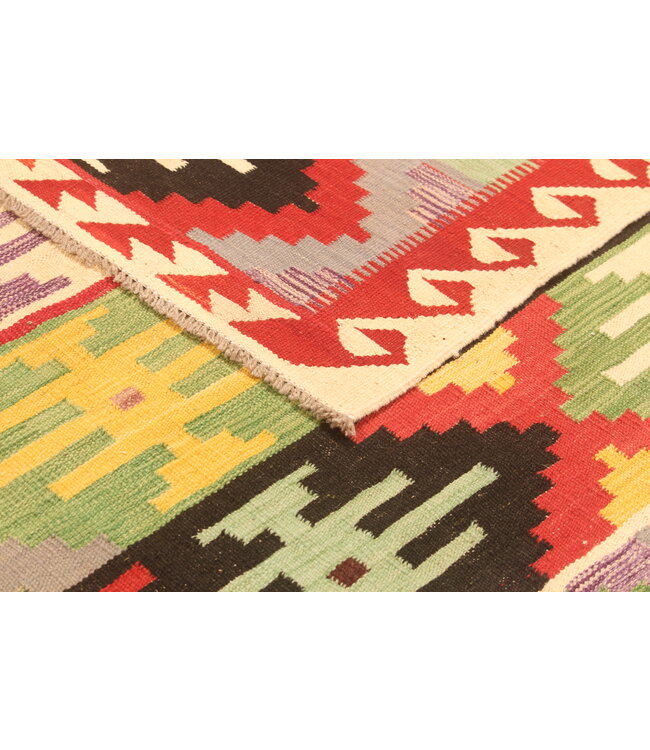 298x200cm Afghan Oriental wool carpet Handmade Kelim Rug