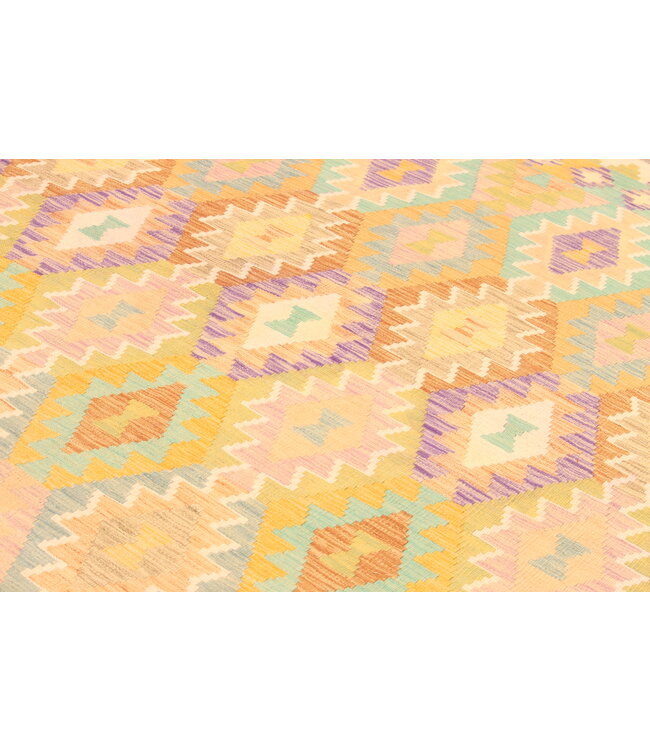 300x202cm Schöner teppich handgewebter Kelim-Wollteppich Orientalischer Teppich