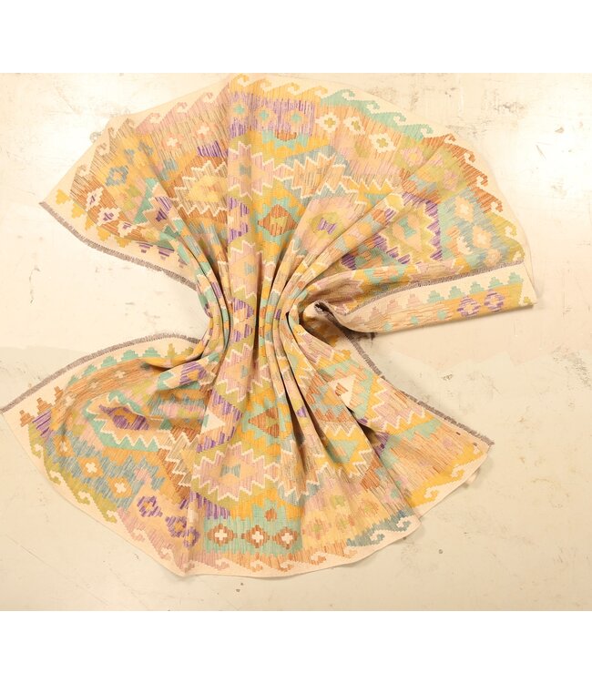 300x202cm Schöner teppich handgewebter Kelim-Wollteppich Orientalischer Teppich