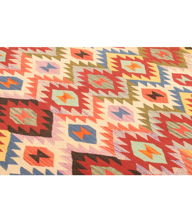 297x195cm Schöner teppich handgewebter Kelim-Wollteppich Orientalischer Teppich