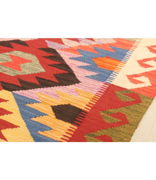 297x195cm Schöner teppich handgewebter Kelim-Wollteppich Orientalischer Teppich