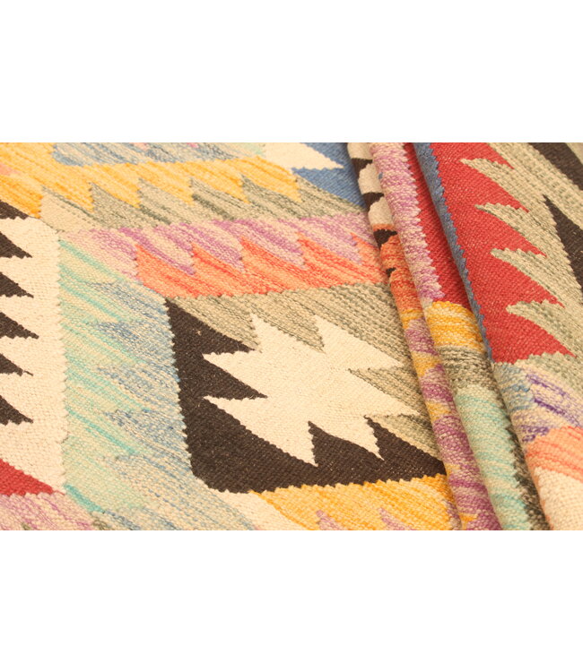 300x209cm Schöner teppich handgewebter Kelim-Wollteppich Orientalischer Teppich