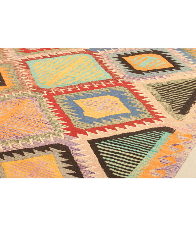 298x198cm  Schöner teppich handgewebter Kelim-Wollteppich Orientalischer Teppich