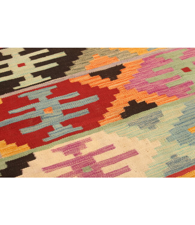 296x196cm  Beautiful Rug Handwoven Kelim Wool  Oriental carpet