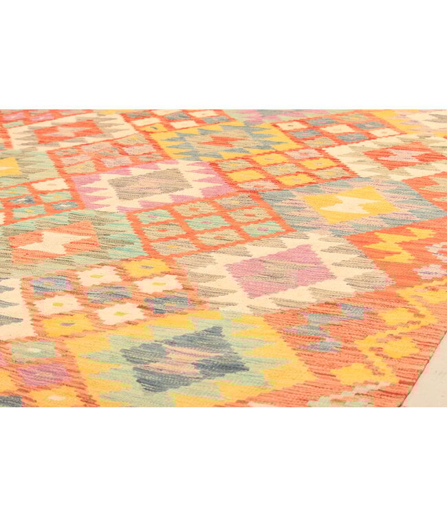 306x203cm Schöner teppich handgewebter Kelim-Wollteppich Orientalischer Teppich