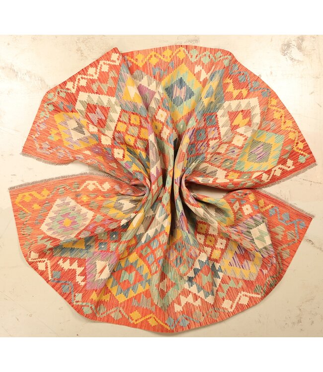 306x203cm Schöner teppich handgewebter Kelim-Wollteppich Orientalischer Teppich