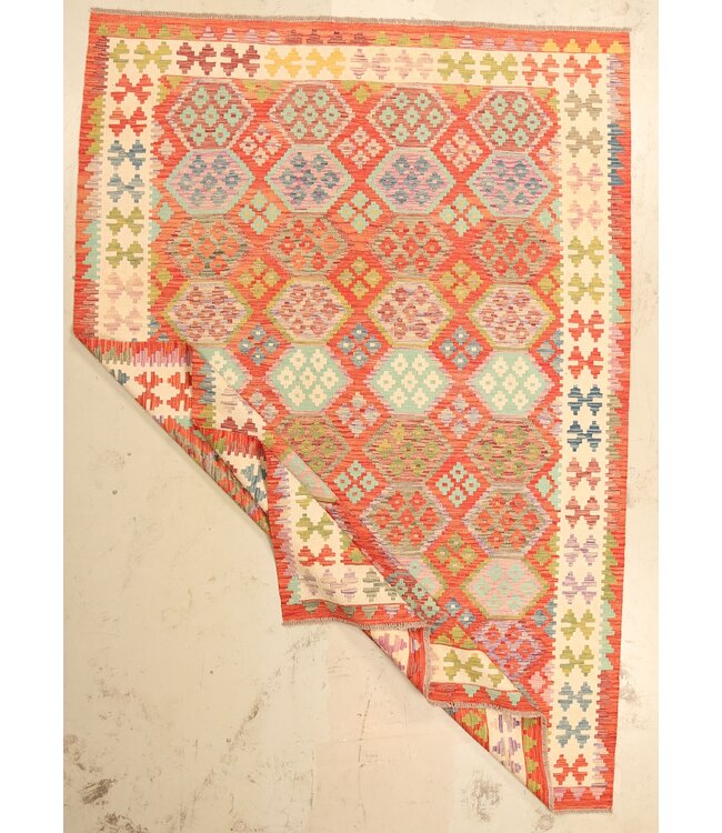 300x207cm  Beautiful Rug Handwoven Kelim Wool  Oriental carpet