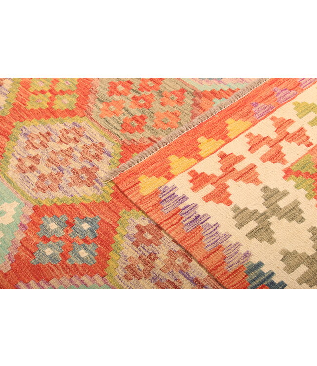 300x207cm Schöner teppich handgewebter Kelim-Wollteppich Orientalischer Teppich