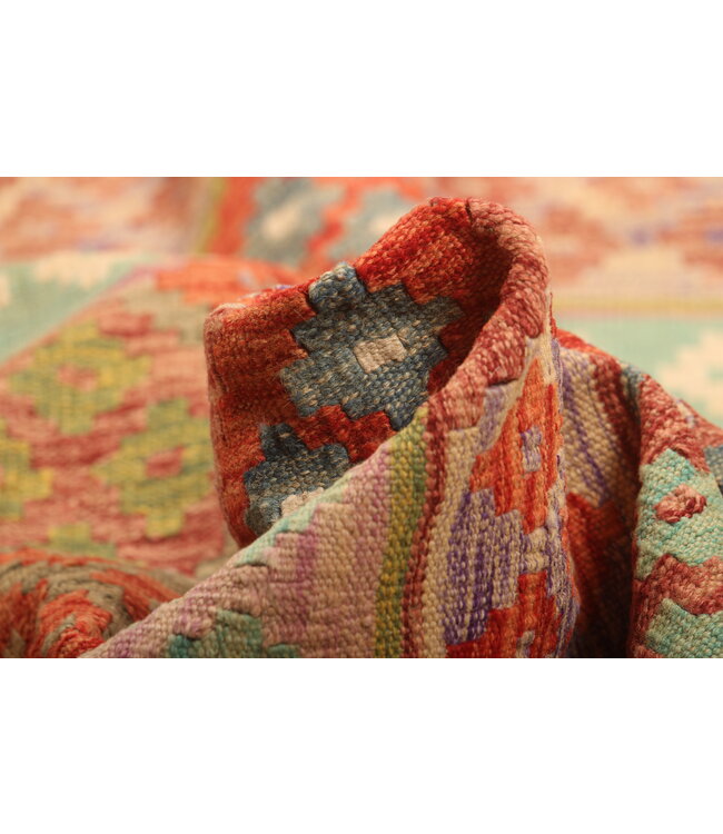 300x207cm Schöner teppich handgewebter Kelim-Wollteppich Orientalischer Teppich