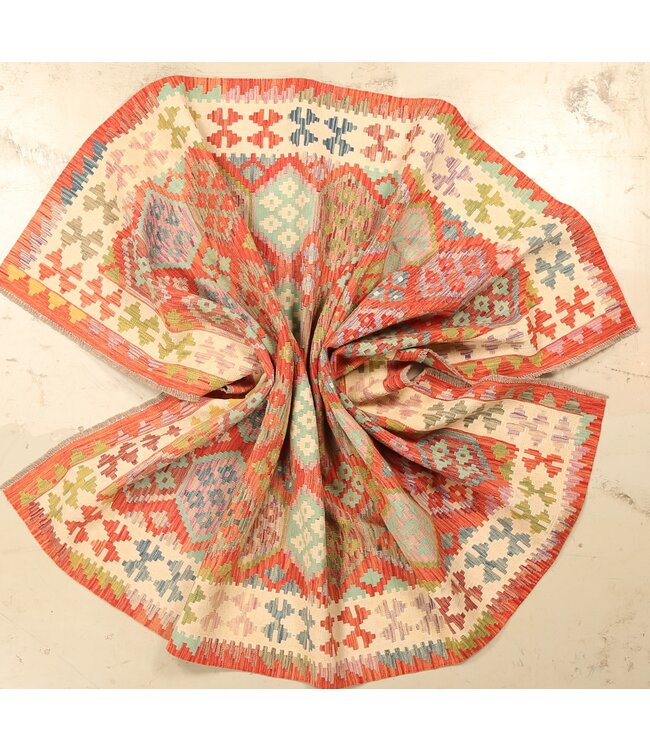 300x207cm Schöner teppich handgewebter Kelim-Wollteppich Orientalischer Teppich