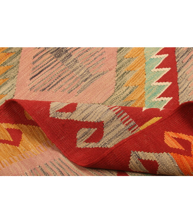 302x198cm Handwoven Traditional Kelim Area Rug Wool Carpet