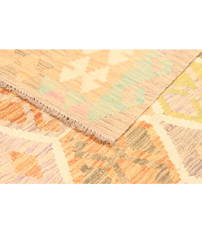 303x203cm Afghan Oriental wool carpet Handmade Kelim Rug