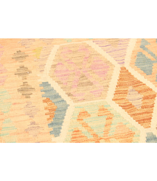 303x203cm Afghan Oriental wool carpet Handmade Kelim Rug