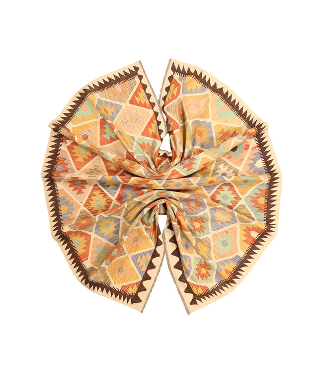 303x200cm Schöner teppich handgewebter Kelim-Wollteppich Orientalischer Teppich