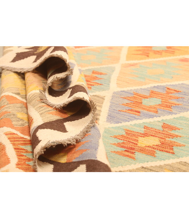 303x200cm  Beautiful Rug Handwoven Kelim Wool  Oriental carpet